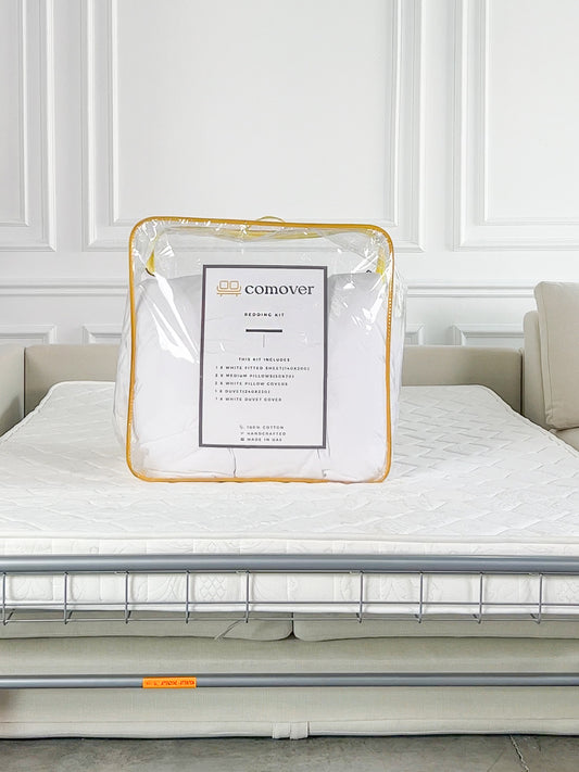 white bend linen, bed sheet, pillows, pillow cases, duvet and duvet cover