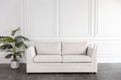 Off white 2-seater comeover sofa bed 