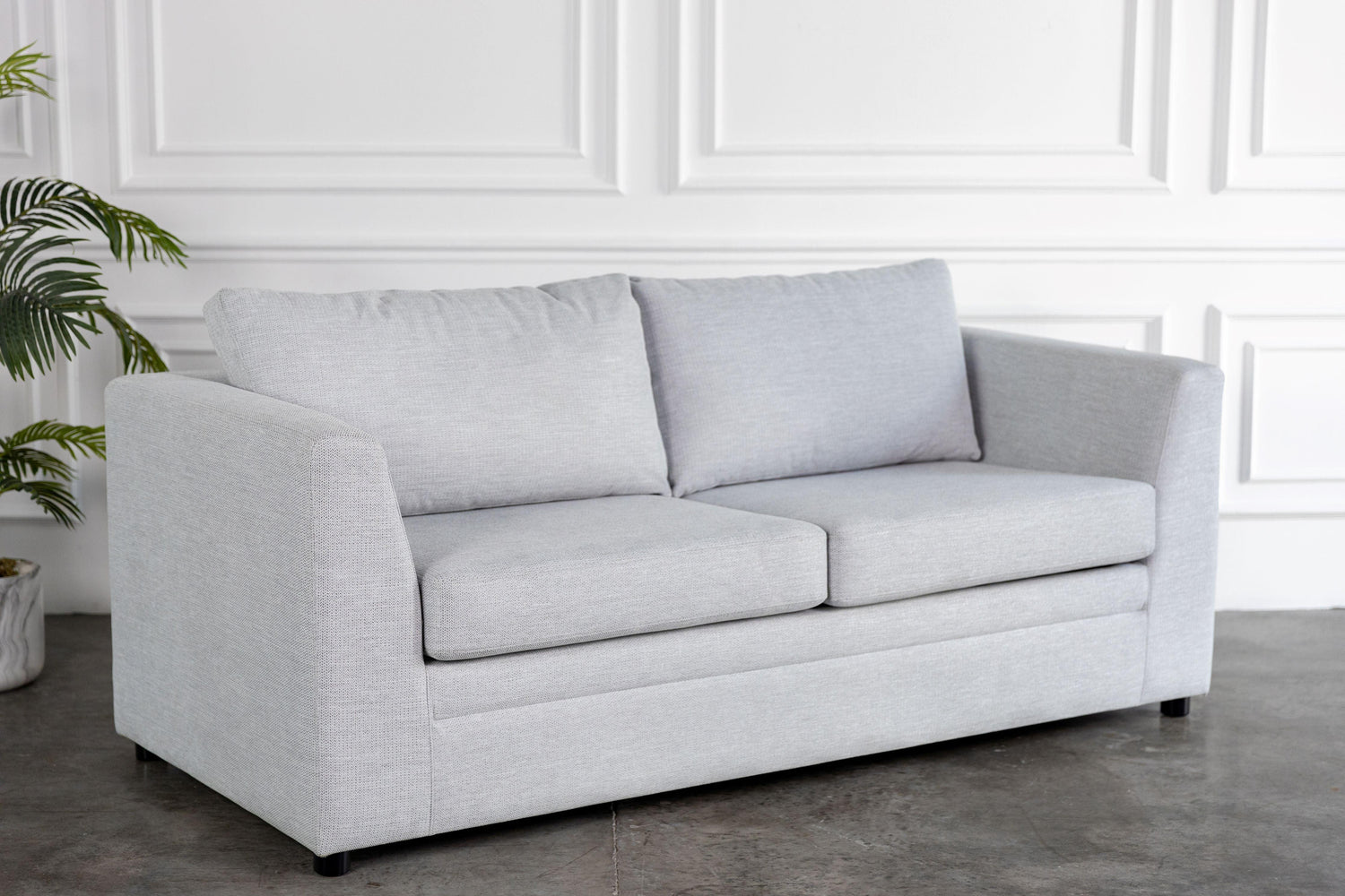 Light Grey 2-seater comeover  sofa bed 