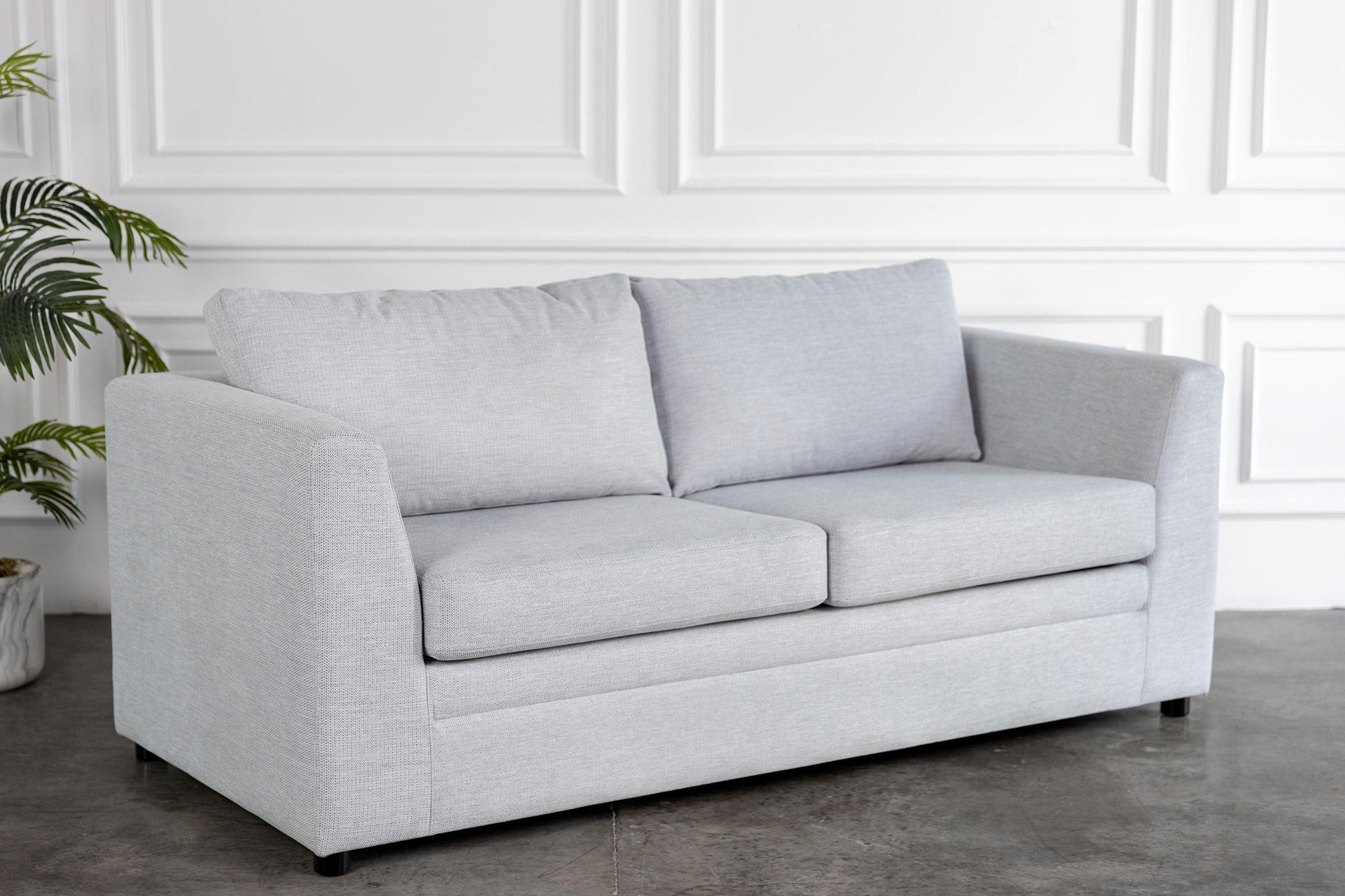 Light Grey 2-seater comeover  sofa bed 