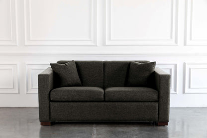 Dark grey 2-seater comeover sofa bed 