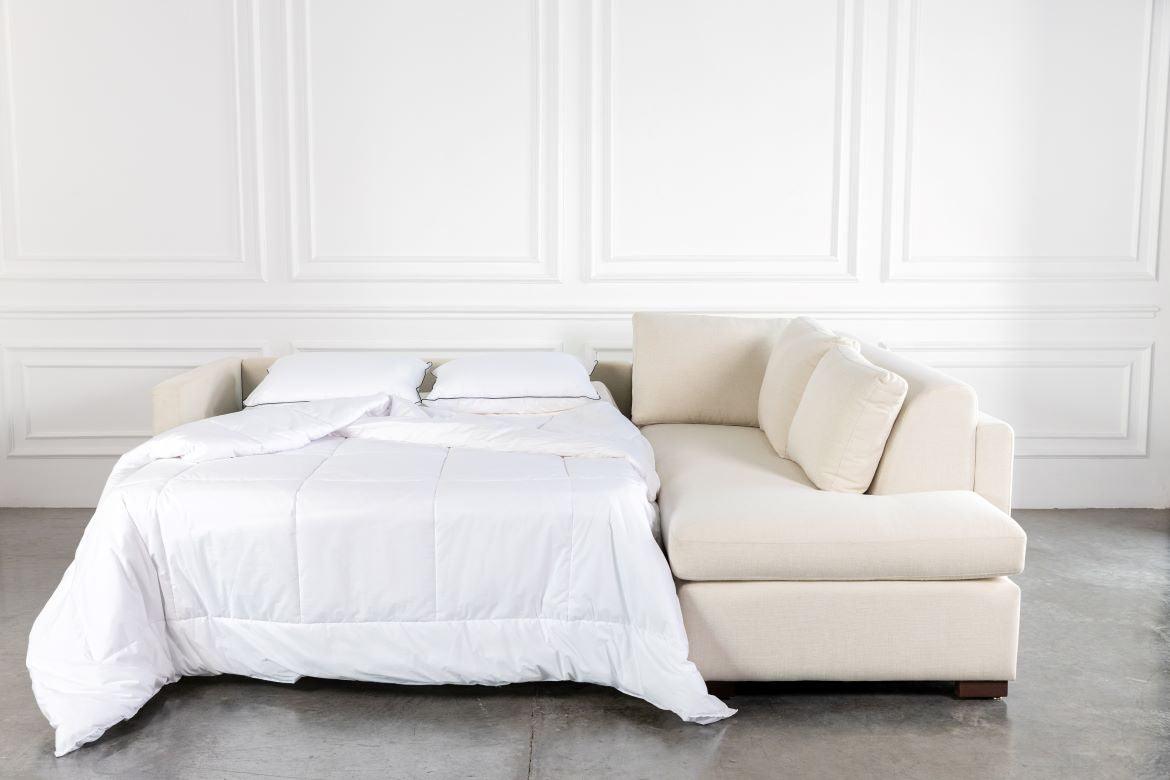 White sofa bed sheets