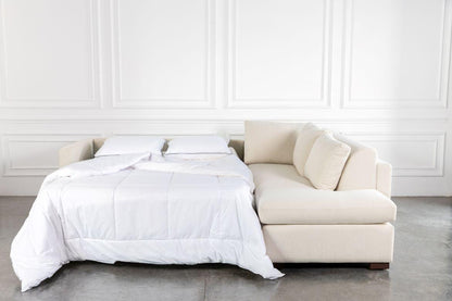 White sofa bed sheets