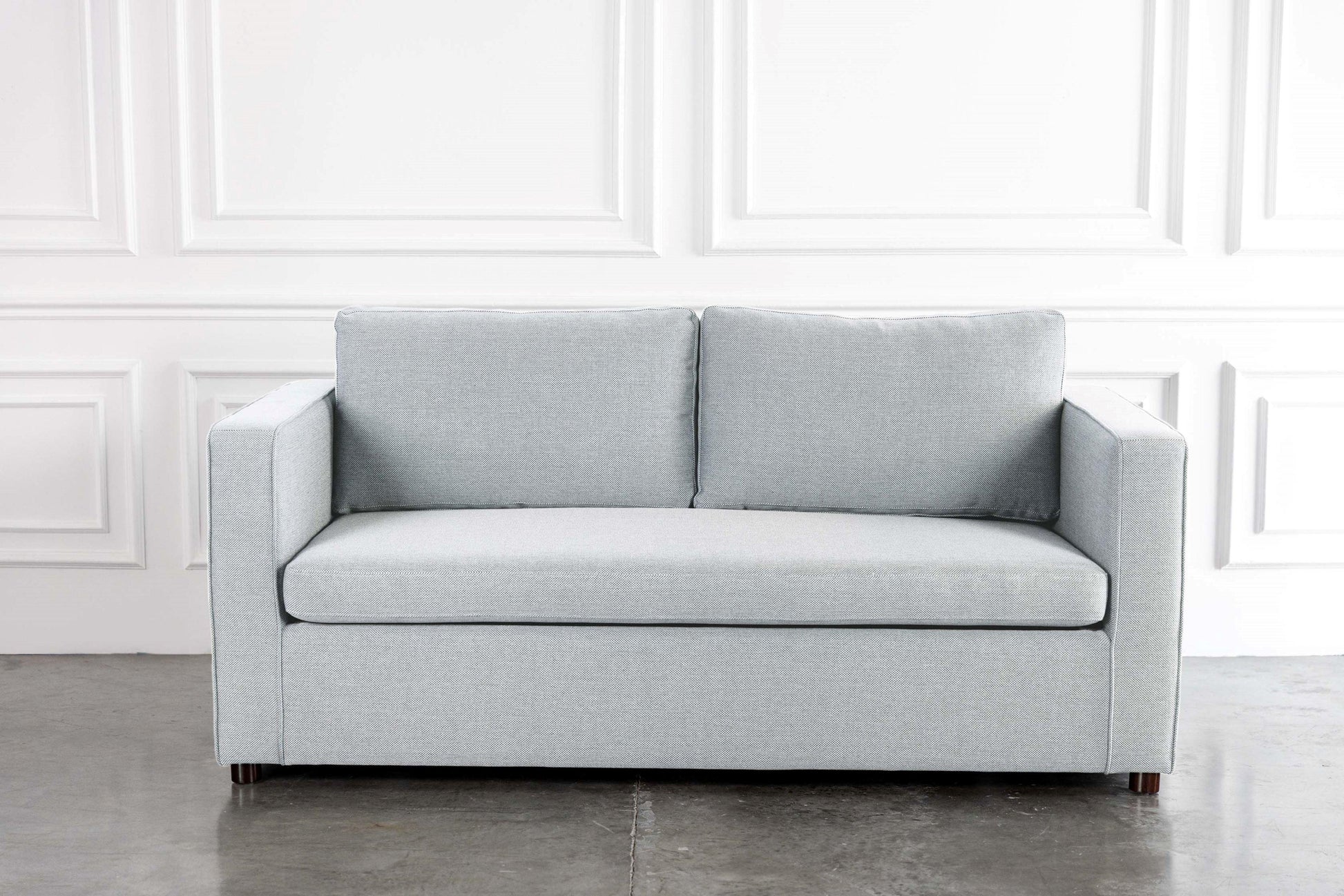 Light blue 2-seater comeover Sofa bed 