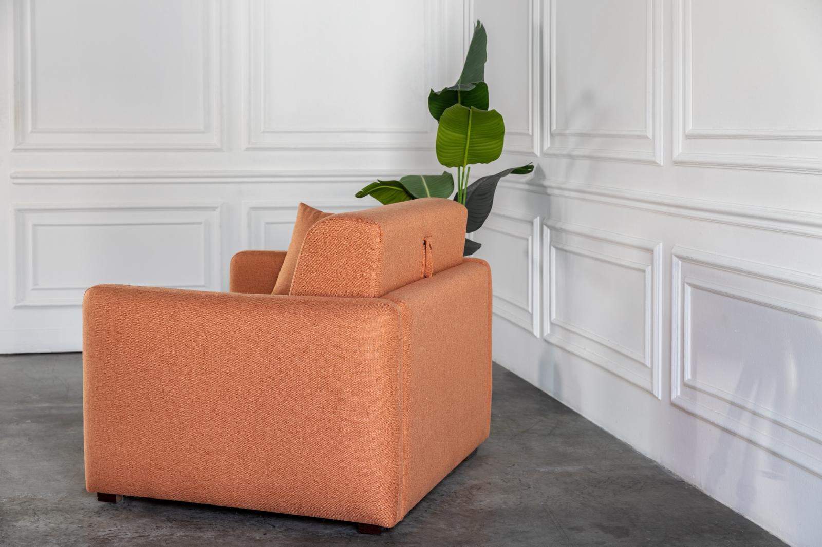 comeover sofa bed closeup showing the high quality finishing