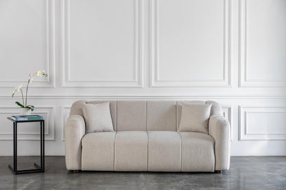 comeover modern sofa bed design in a room with white walls and a plant