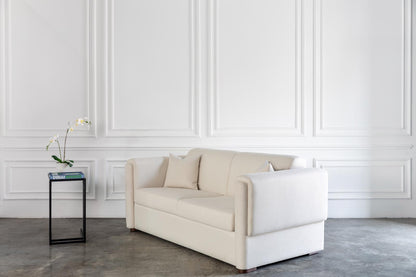 comeover sofa bed closeup showing the high quality finishing