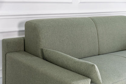 comeover sofa bed closeup showing the high quality finishing