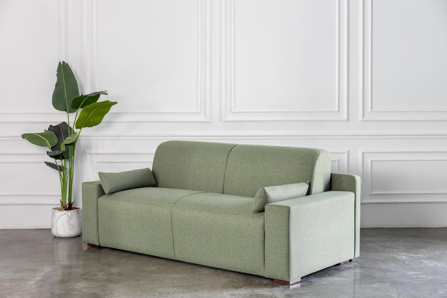 comeover modern sofa bed side view